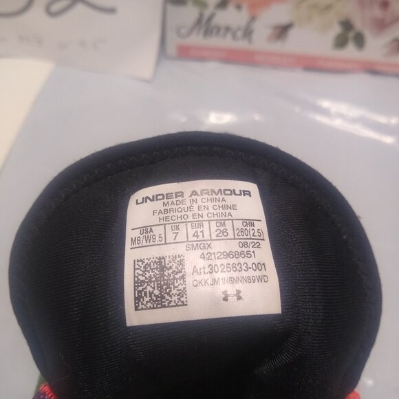 Under Armour Curry 1 Low sneakers in a FloTro Size M8 W 9.5 - Picture 8 of 10